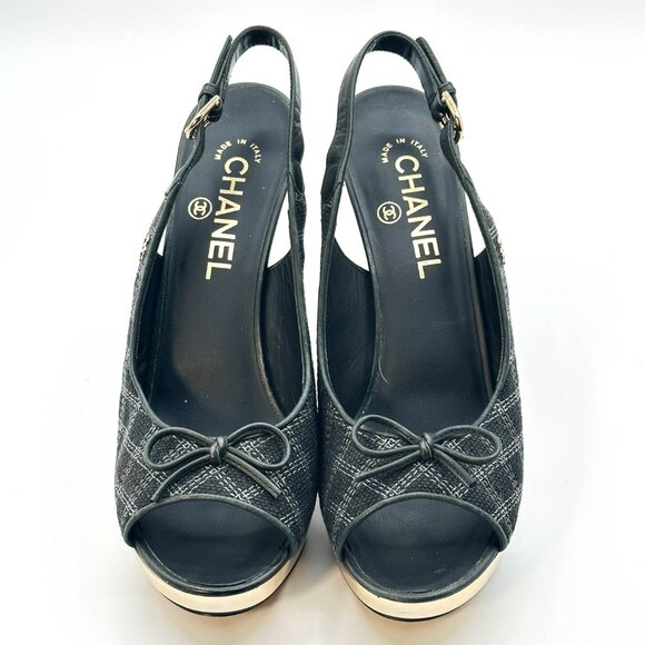 Chanel Sandals- Size 37.5 - Picture 1 of 11